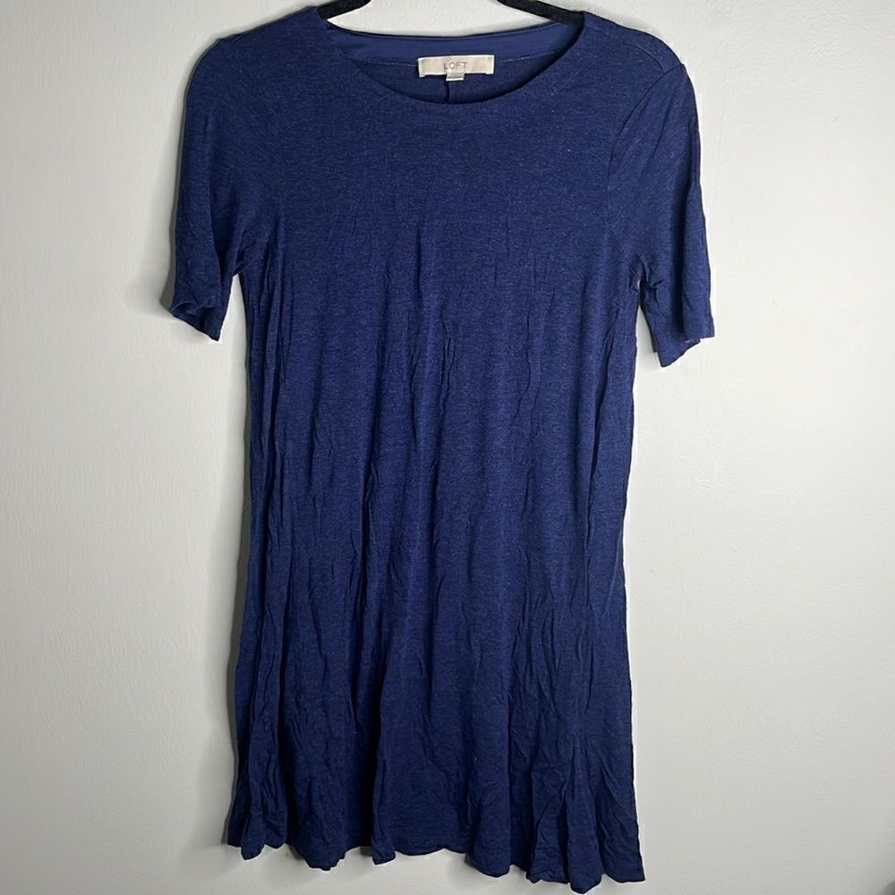 Ann Taylor Loft XS Navy Mini Dress